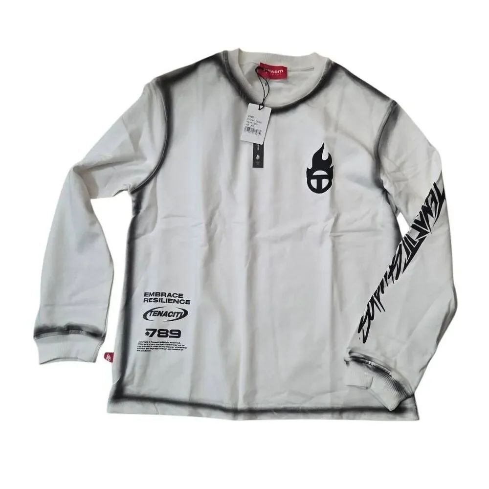 Tenaciti Studios Long Sleeve Embrace Resilience Shirt Ecru XLarge